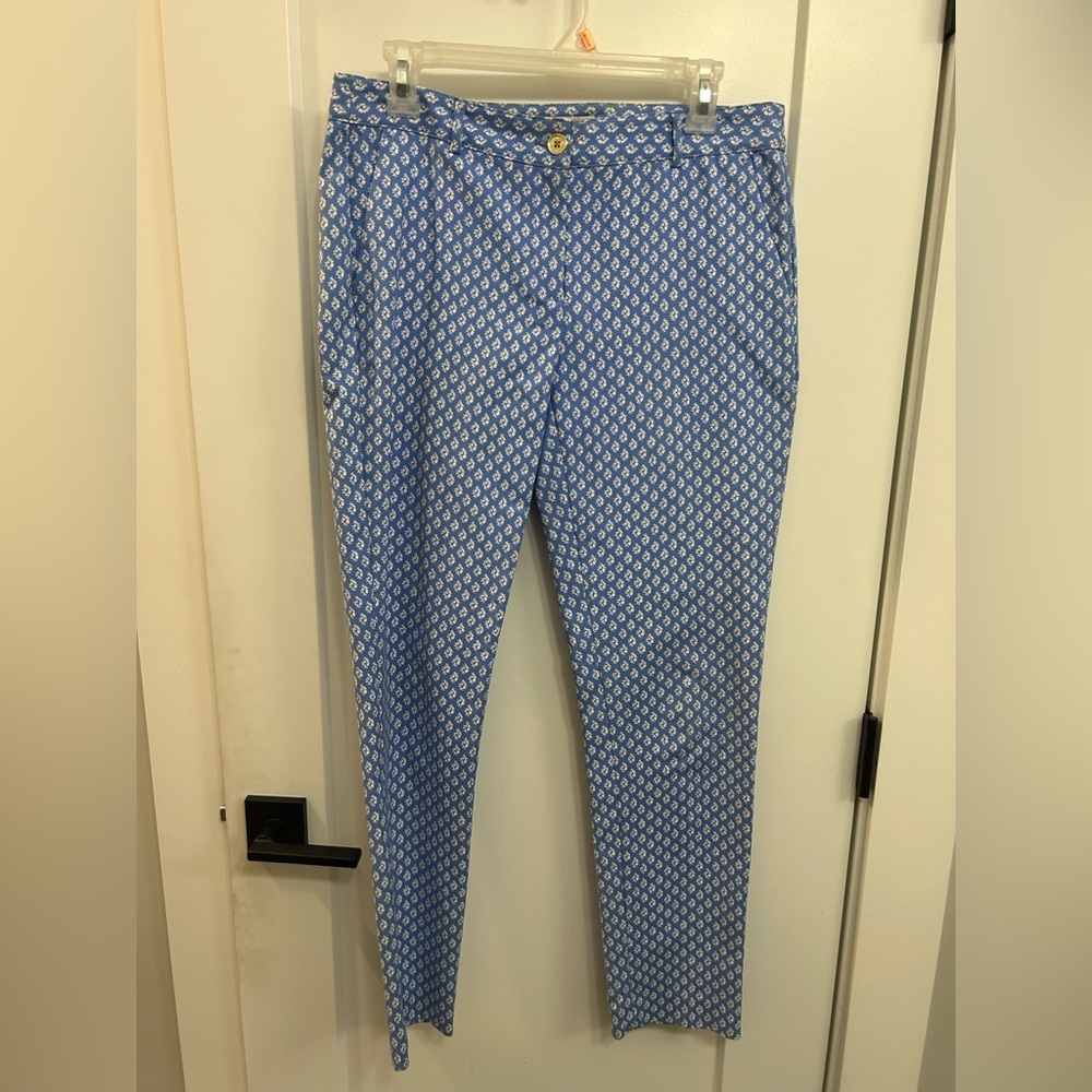 MICHAEL Michael Kors Blue Patterned Trousers